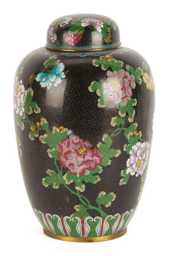 Lot 999: 6 Cloisonne Enamel Vases and Jars