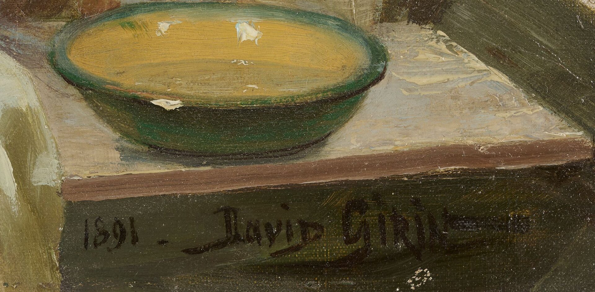 Lot 99: David-Eugene Girin O/C, Fishing Party on Sylans Lake, Ain, Ex-Sotheby’s