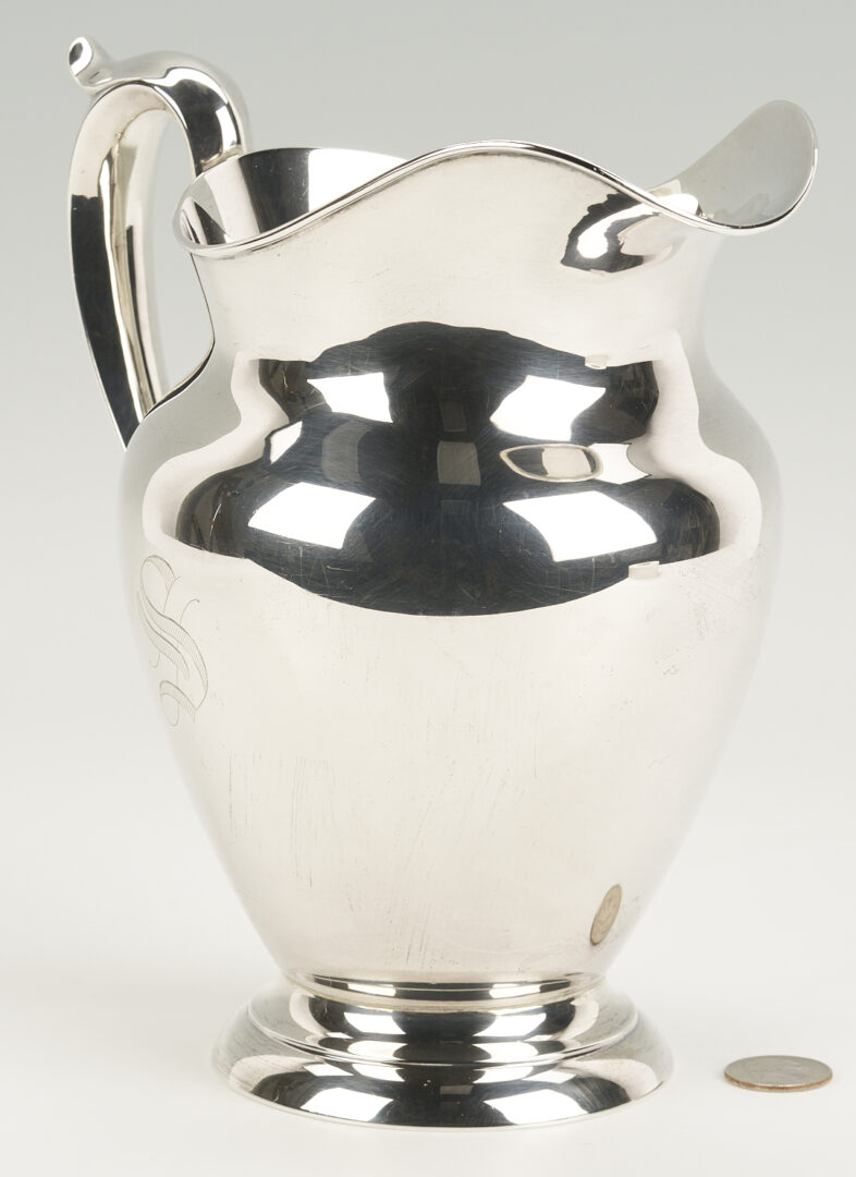 Lot 1007: Gorham “Old French” Sterling Silver Water Pitcher