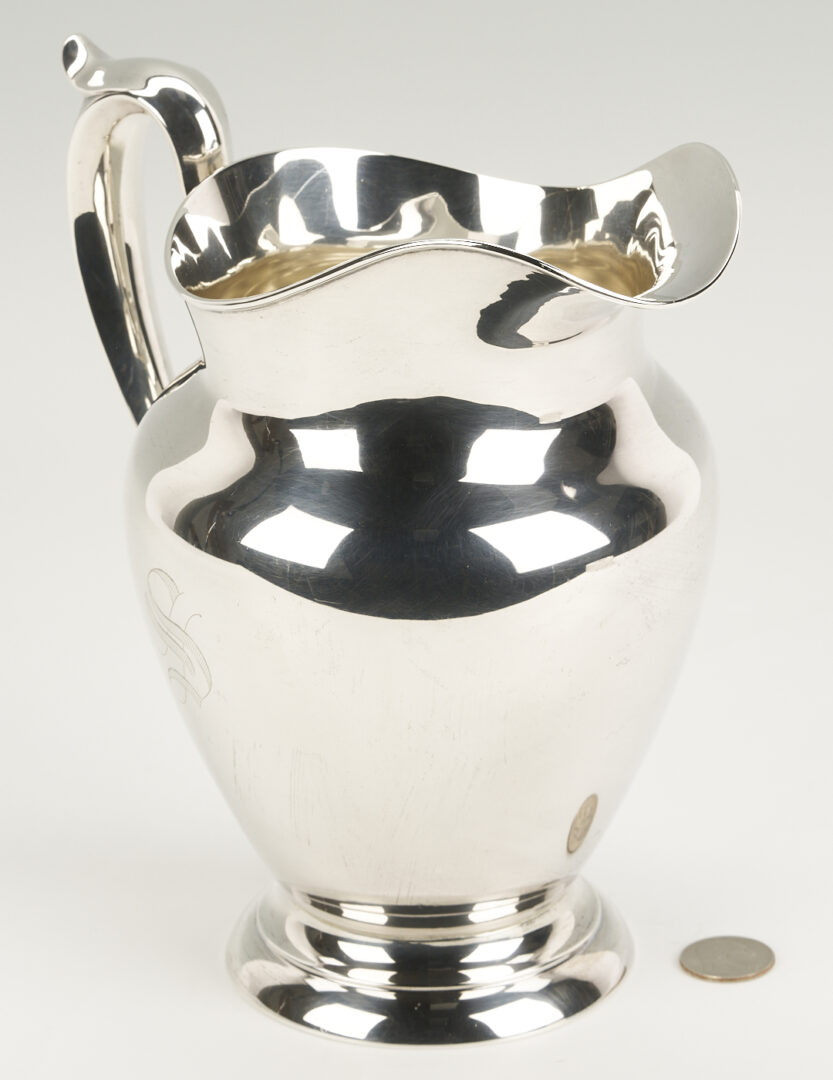 Lot 1007: Gorham “Old French” Sterling Silver Water Pitcher