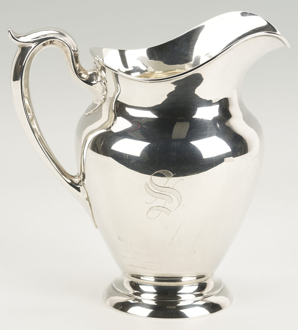 Lot 1007: Gorham “Old French” Sterling Silver Water Pitcher