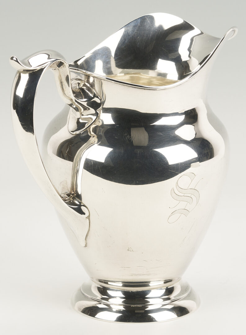 Lot 1007: Gorham “Old French” Sterling Silver Water Pitcher