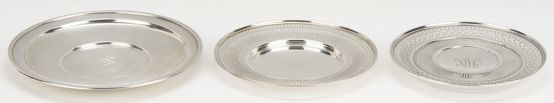 Lot 1008: 6 Assorted pcs Sterling Silver Hollowware