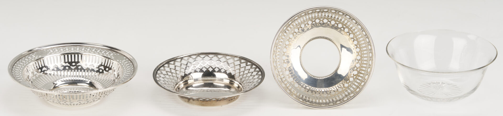 Lot 1008: 6 Assorted pcs Sterling Silver Hollowware