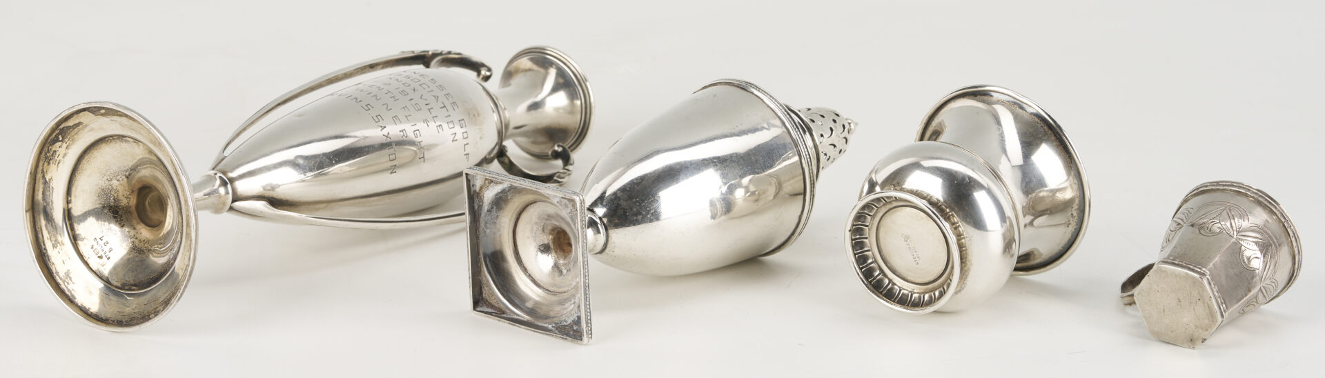 Lot 1011: 8 Assorted Silver Hollowware Items