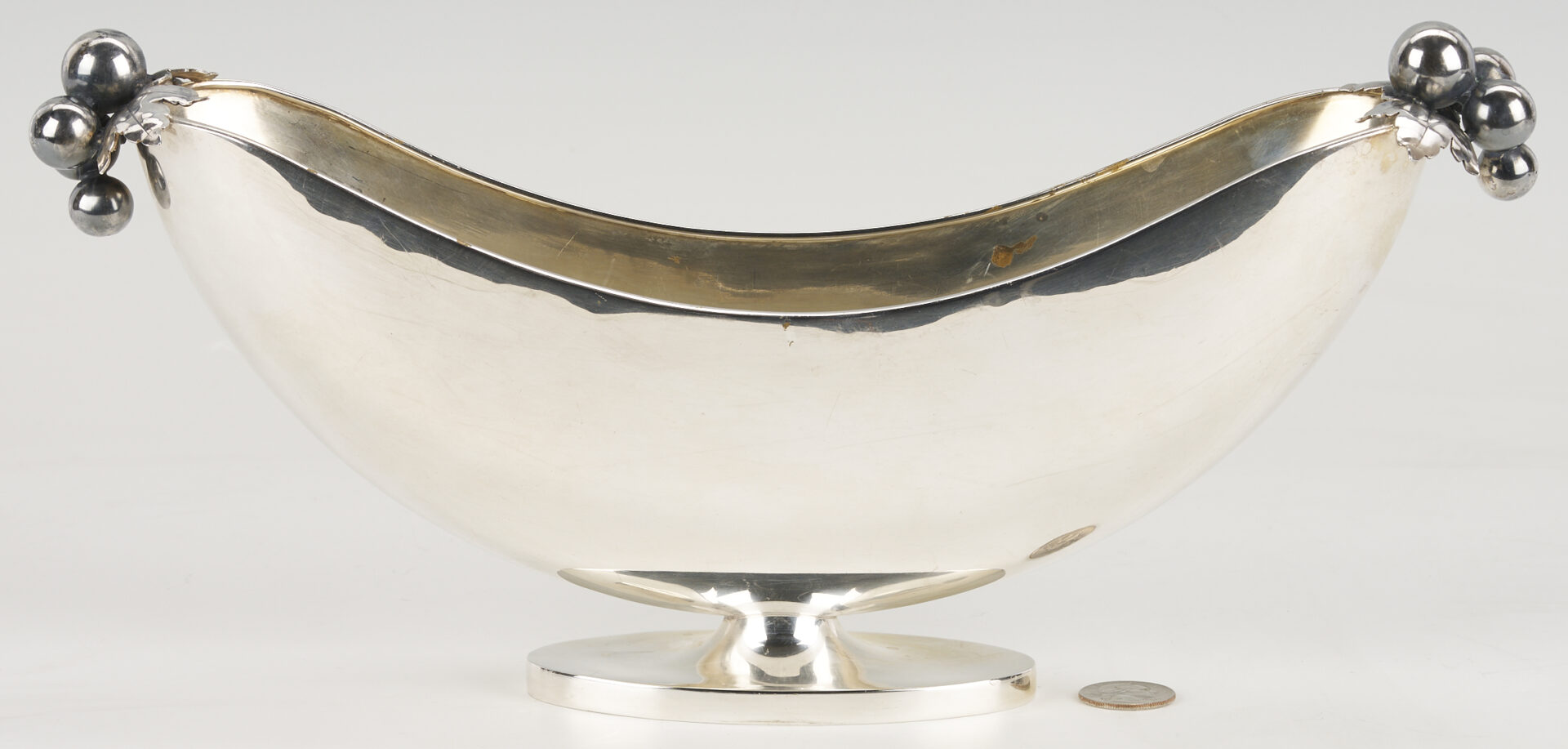 Lot 1019: Peruvian Modernist Sterling Silver Compote, Opaisa