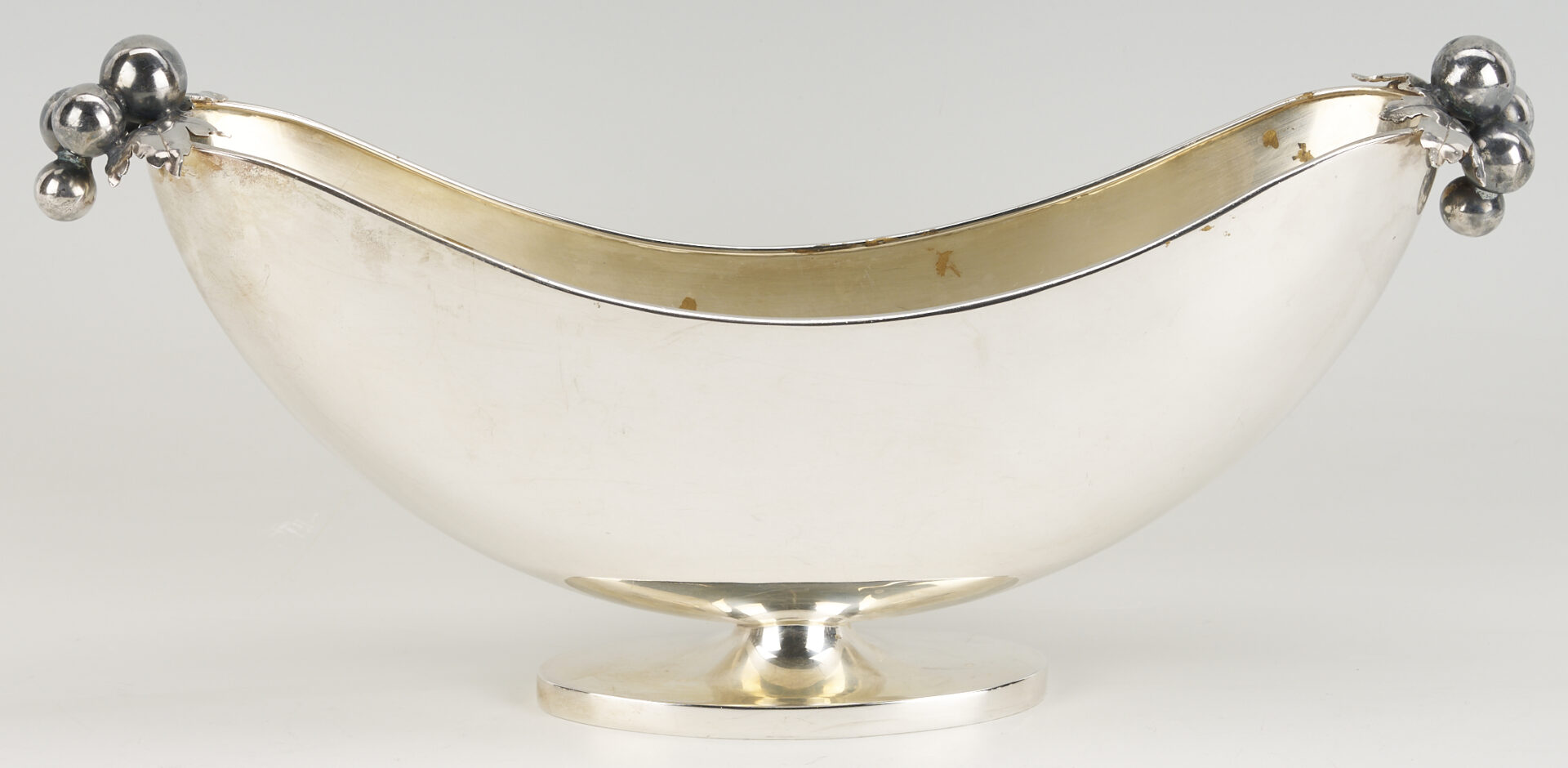 Lot 1019: Peruvian Modernist Sterling Silver Compote, Opaisa