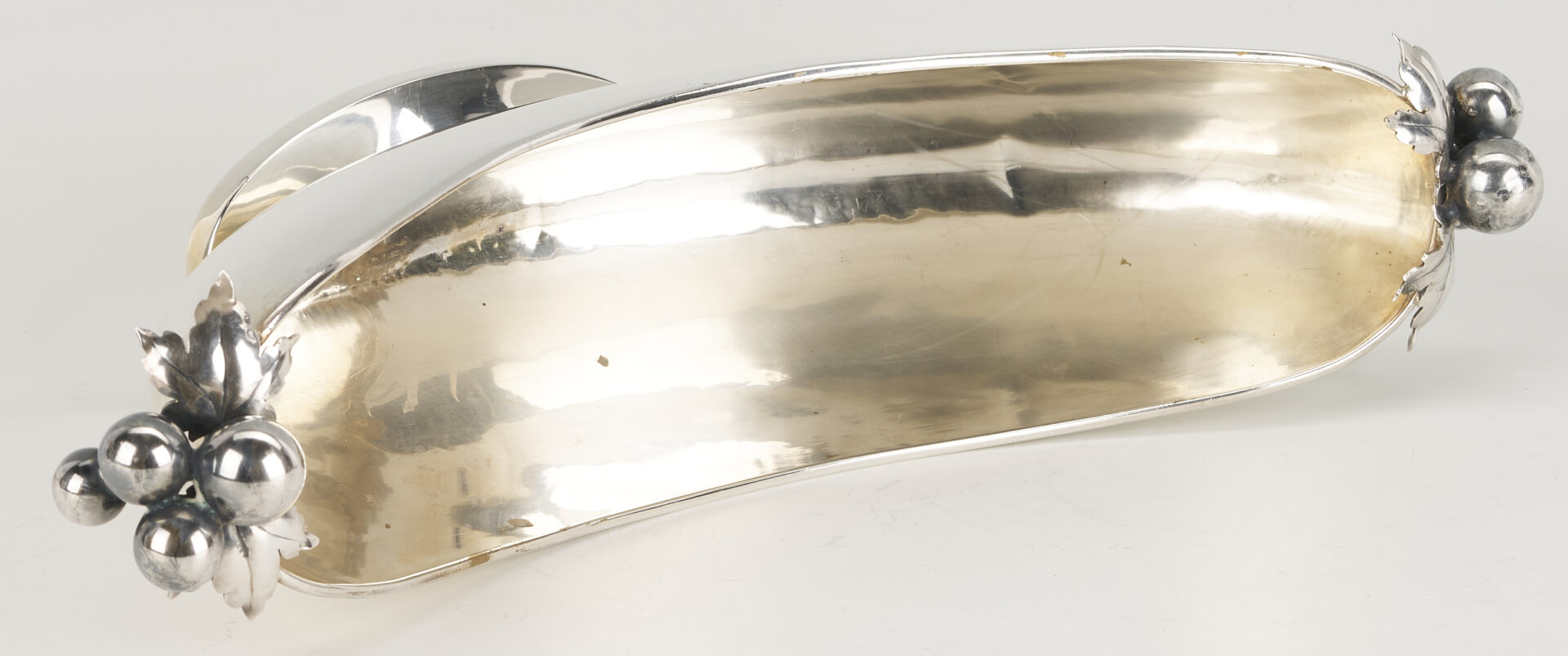 Lot 1019: Peruvian Modernist Sterling Silver Compote, Opaisa