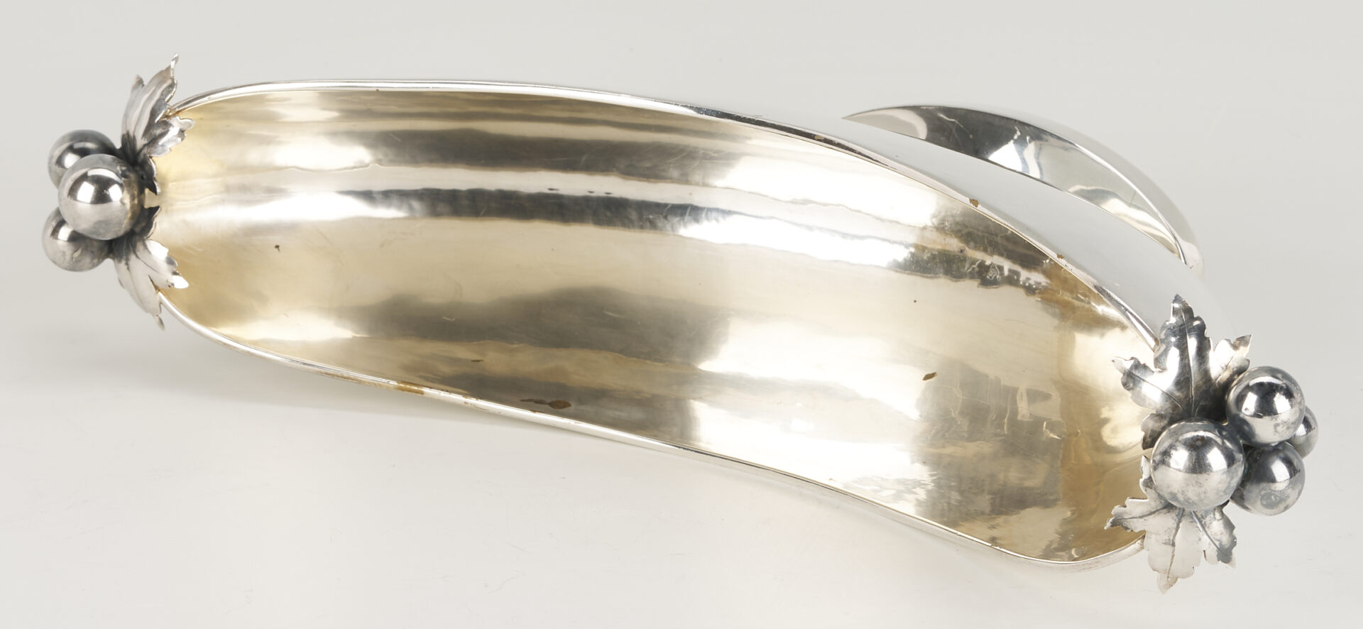 Lot 1019: Peruvian Modernist Sterling Silver Compote, Opaisa
