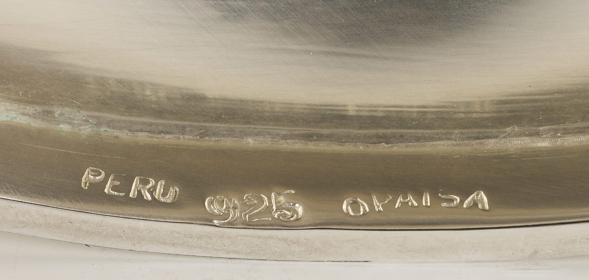 Lot 1019: Peruvian Modernist Sterling Silver Compote, Opaisa
