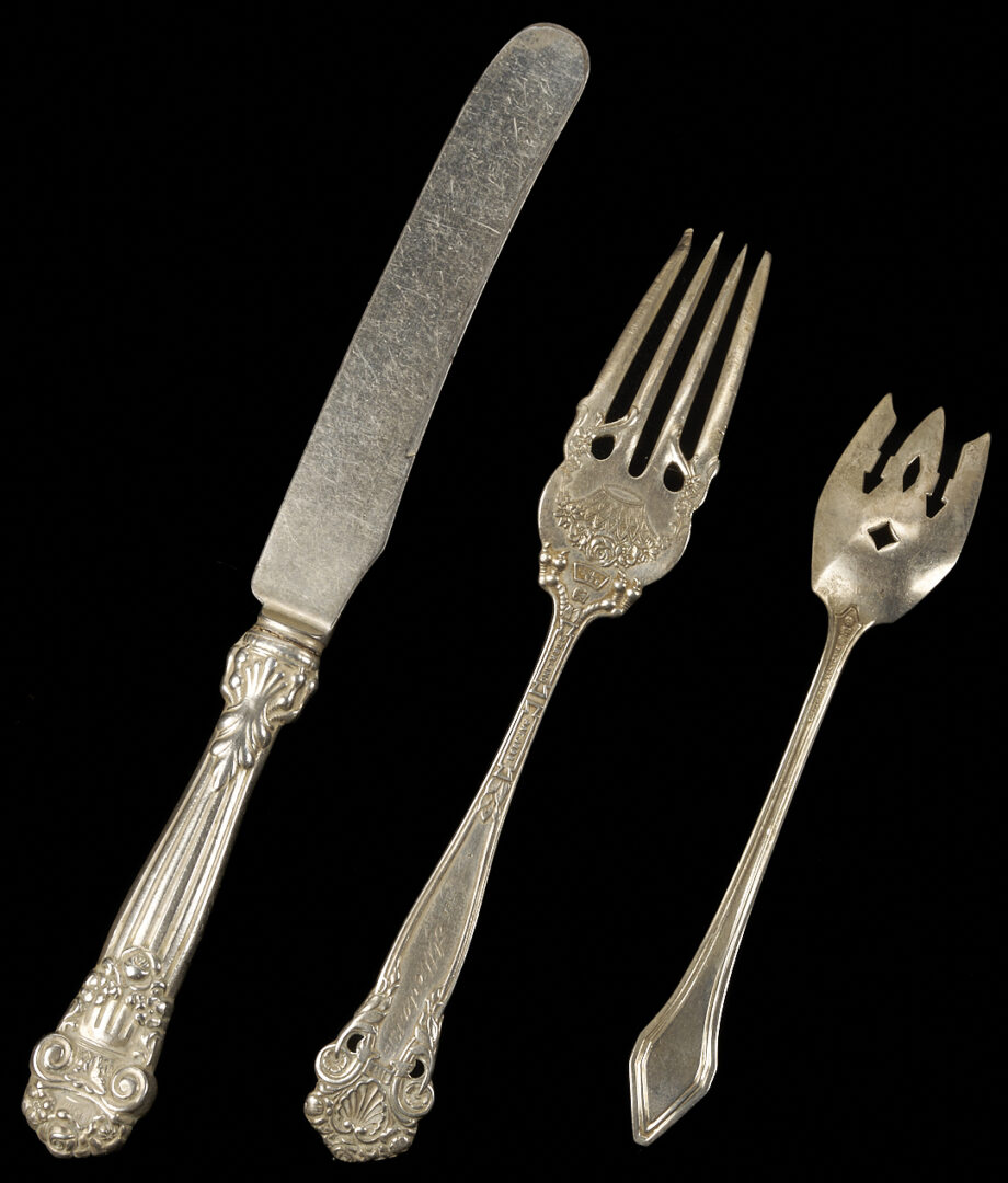 Lot 1025: 31 Pcs. Assorted Sterling Silver, Mug, Napkin Rings, Callahan Family of Knoxville, TN