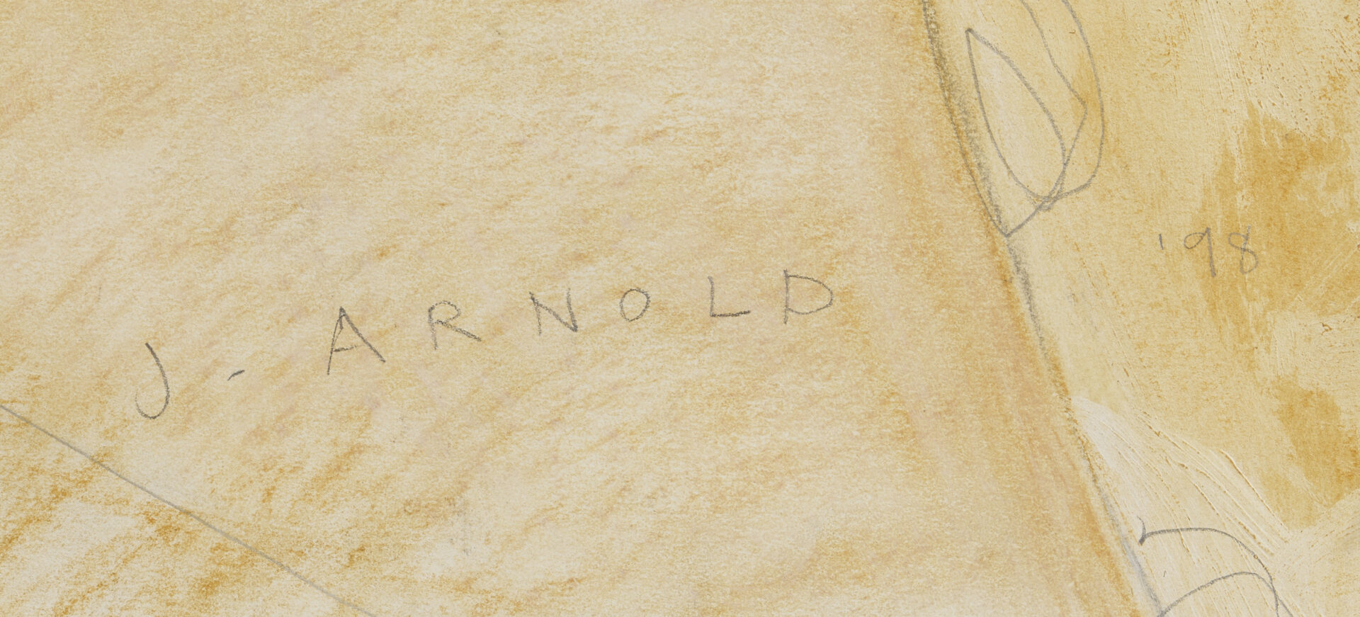 Lot 1034: Jean Arnold Mixed Media Watercolor, View from Montecastello #30