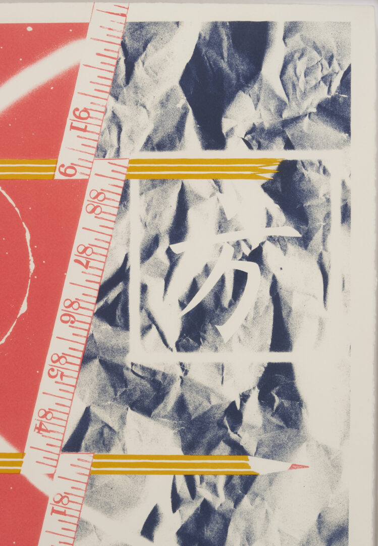 Lot 1035: James Rosenquist Lithograph, Flame Out for Picasso