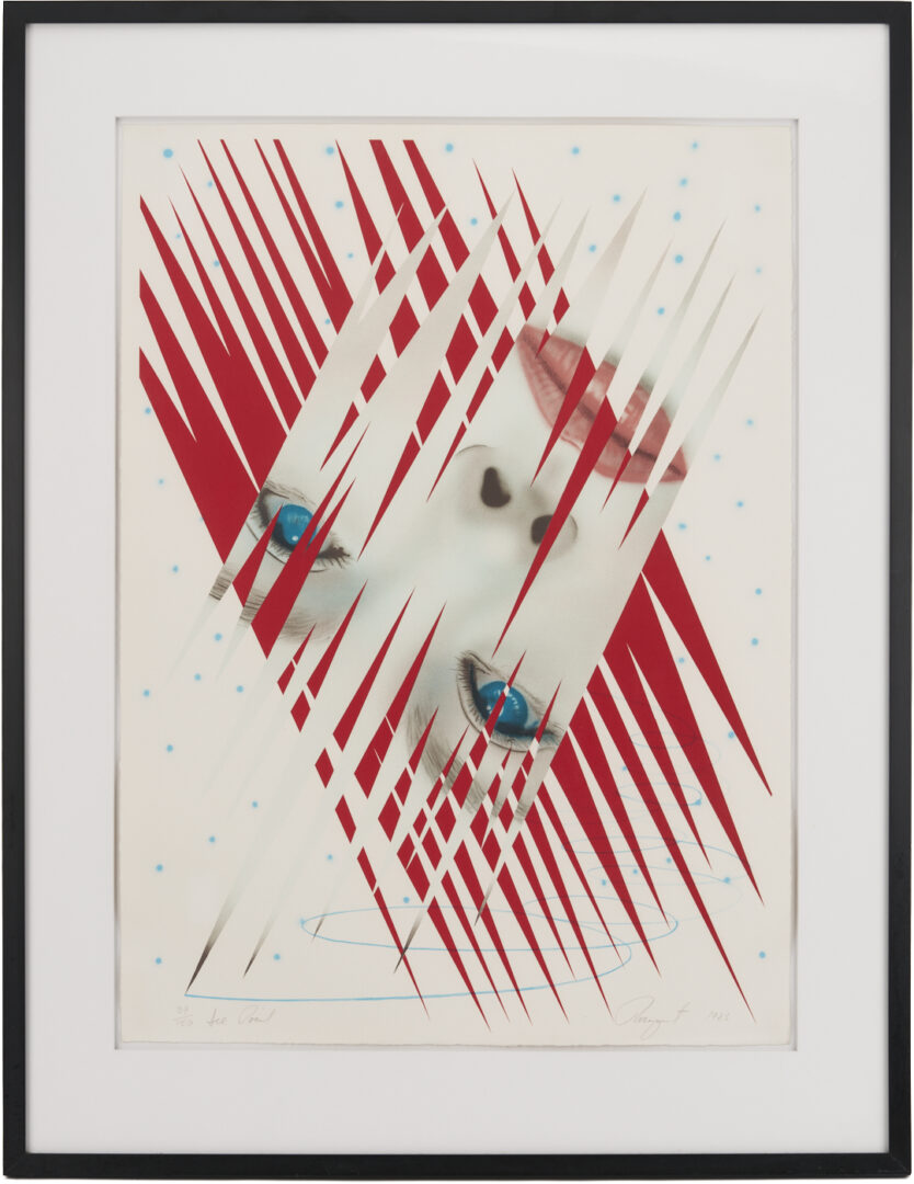 Lot 1036: James Rosenquist 1984 Winter Olympics Lithograph, Ice Point