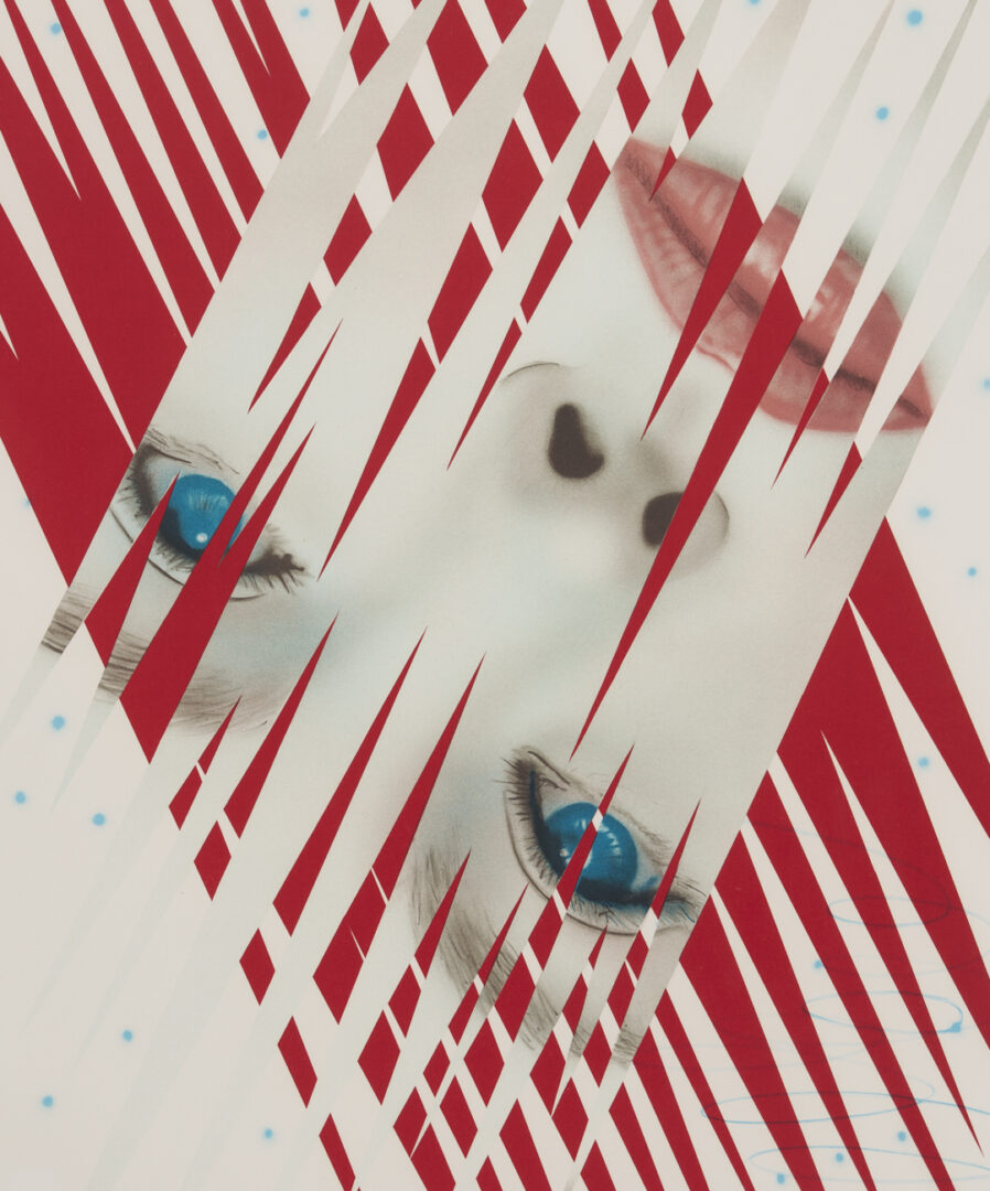Lot 1036: James Rosenquist 1984 Winter Olympics Lithograph, Ice Point