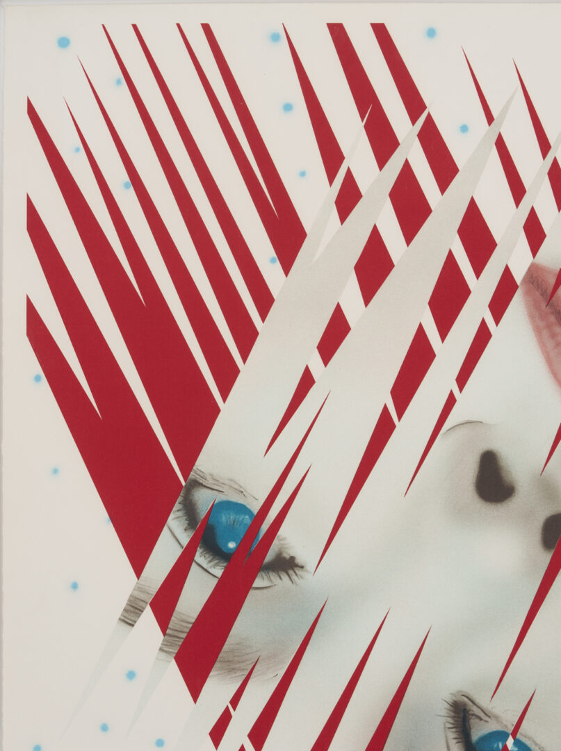 Lot 1036: James Rosenquist 1984 Winter Olympics Lithograph, Ice Point