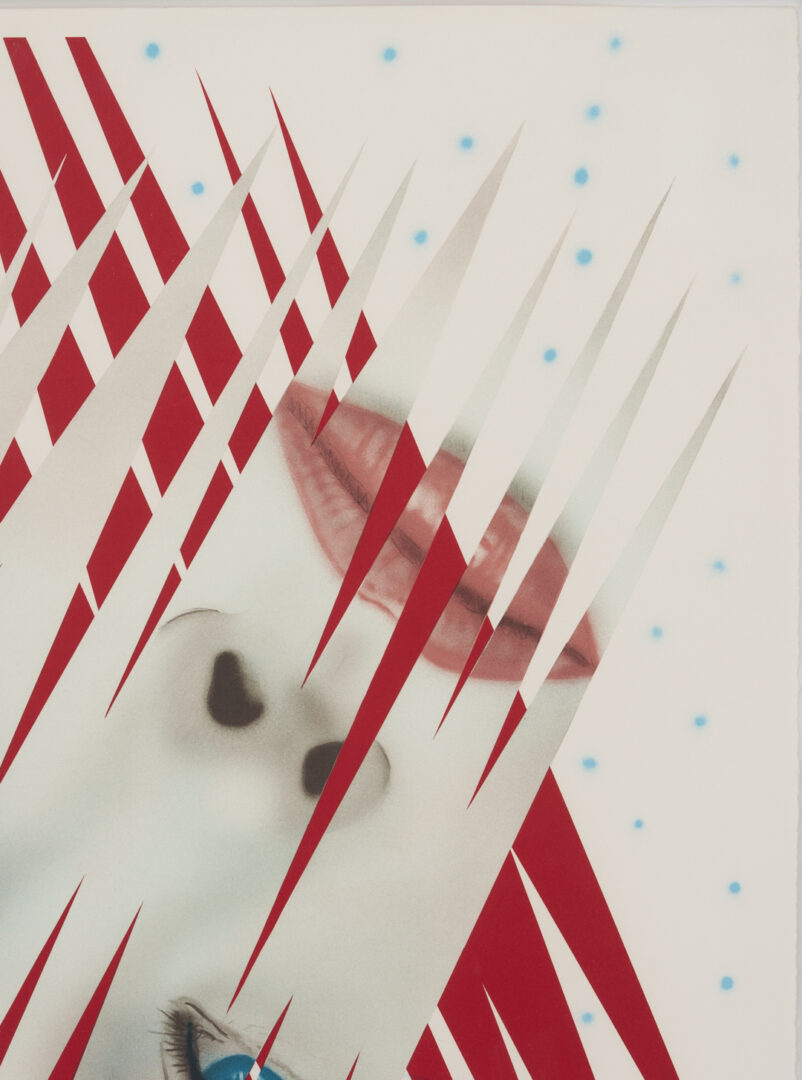 Lot 1036: James Rosenquist 1984 Winter Olympics Lithograph, Ice Point
