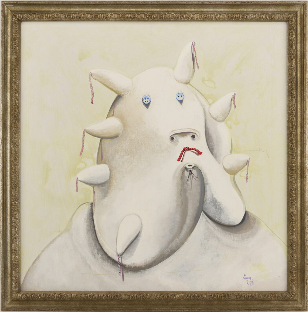 Lot 1038: Peter Paone Acrylic & Graphite on Canvas