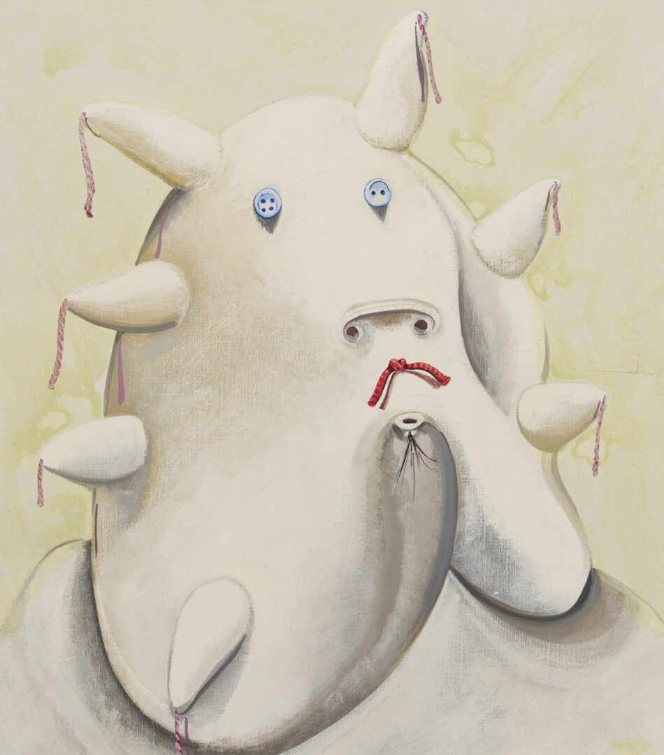 Lot 1038: Peter Paone Acrylic & Graphite on Canvas