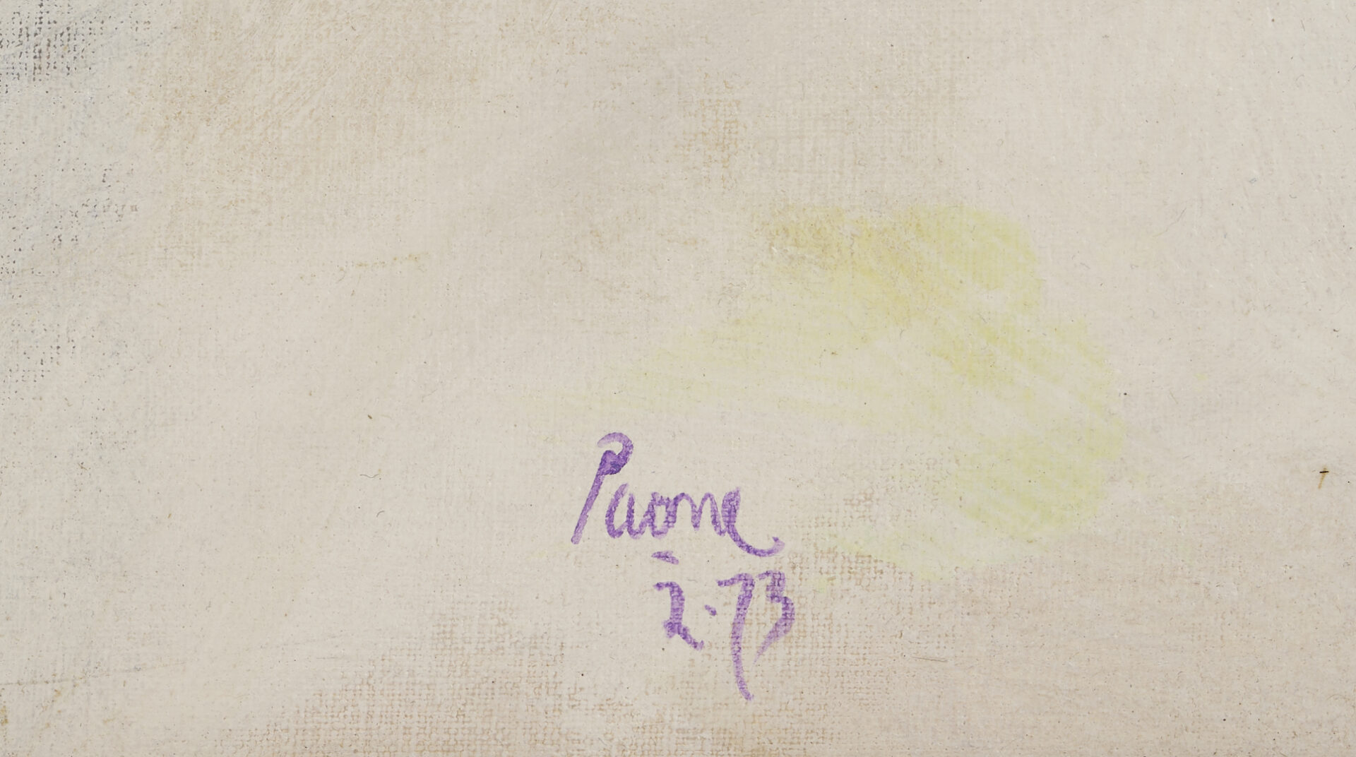 Lot 1038: Peter Paone Acrylic & Graphite on Canvas
