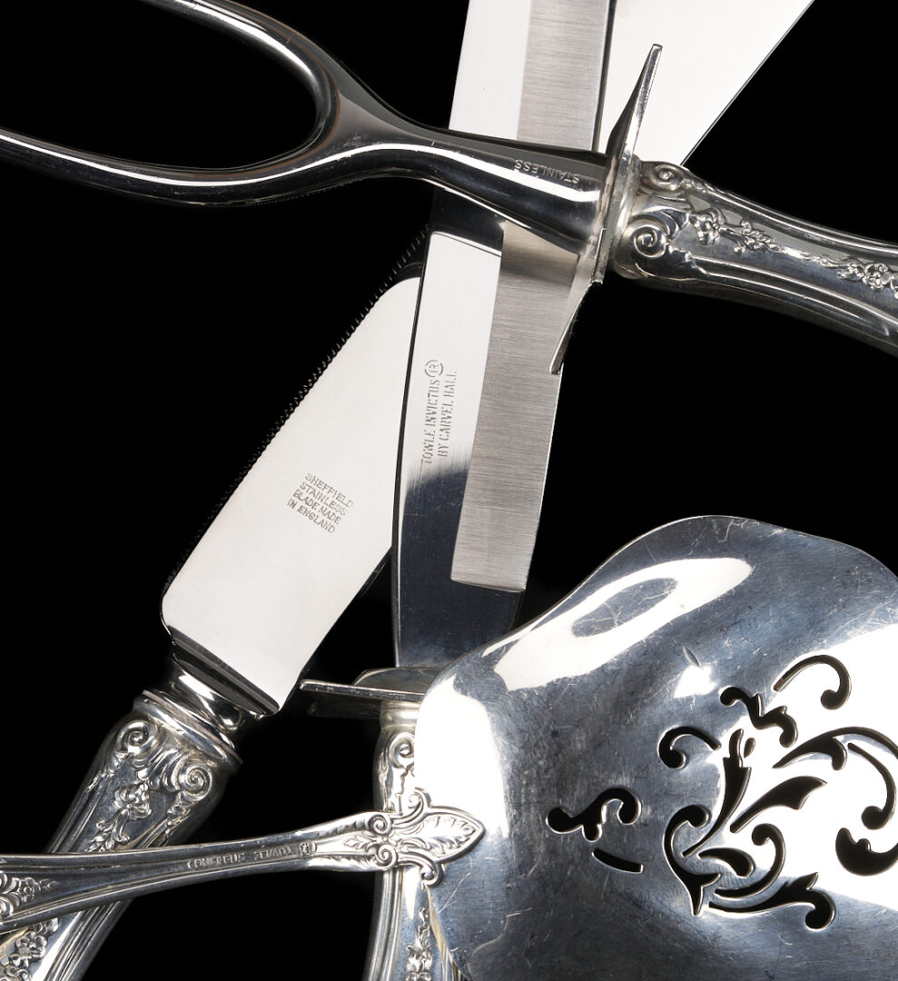 Lot 103: 57 Pcs. Towle King Richard Sterling Flatware