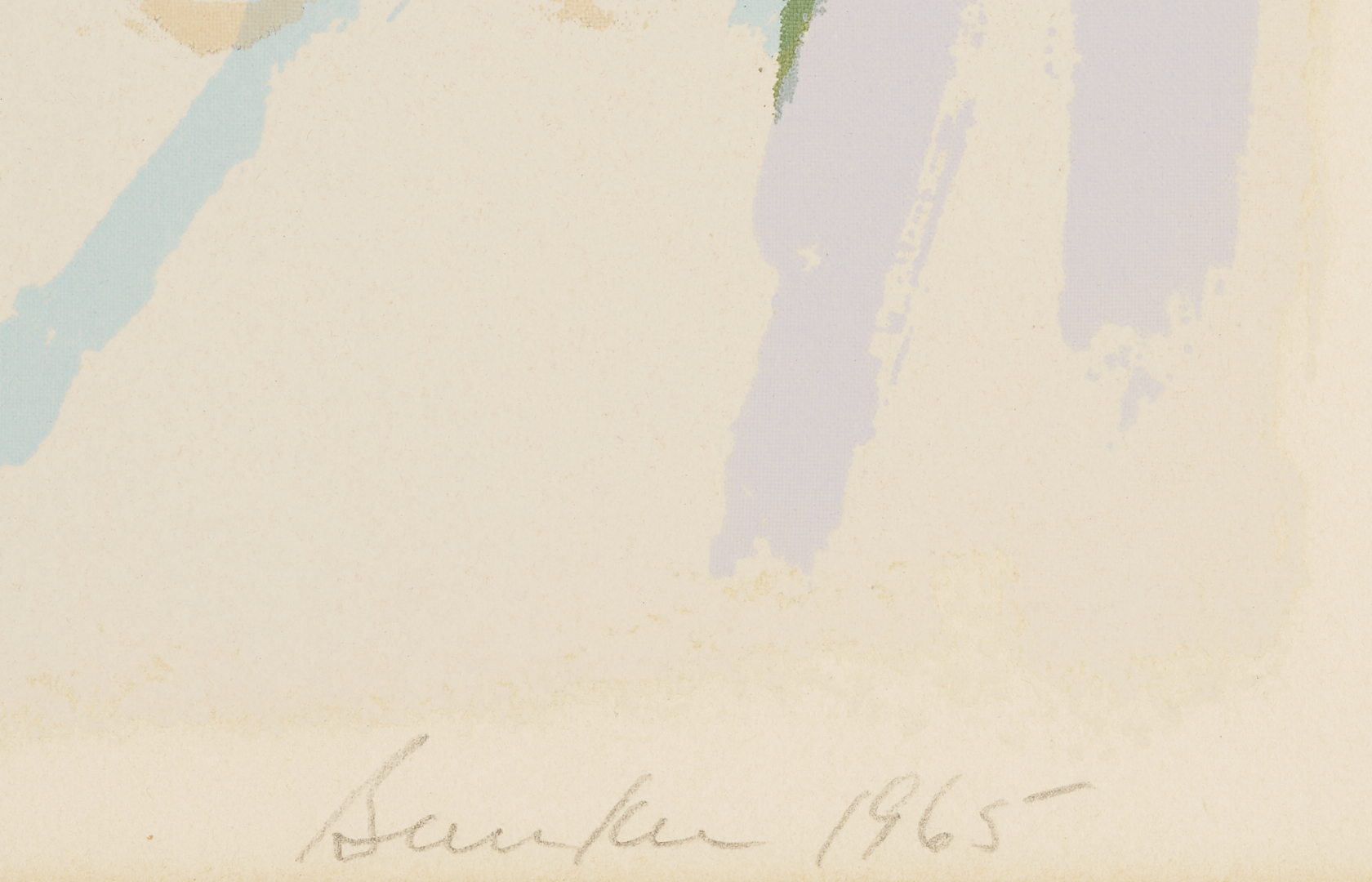 Lot 1041: 7 George Bunker Works on Paper Incl. Painting, Print, Collage, & Drawings