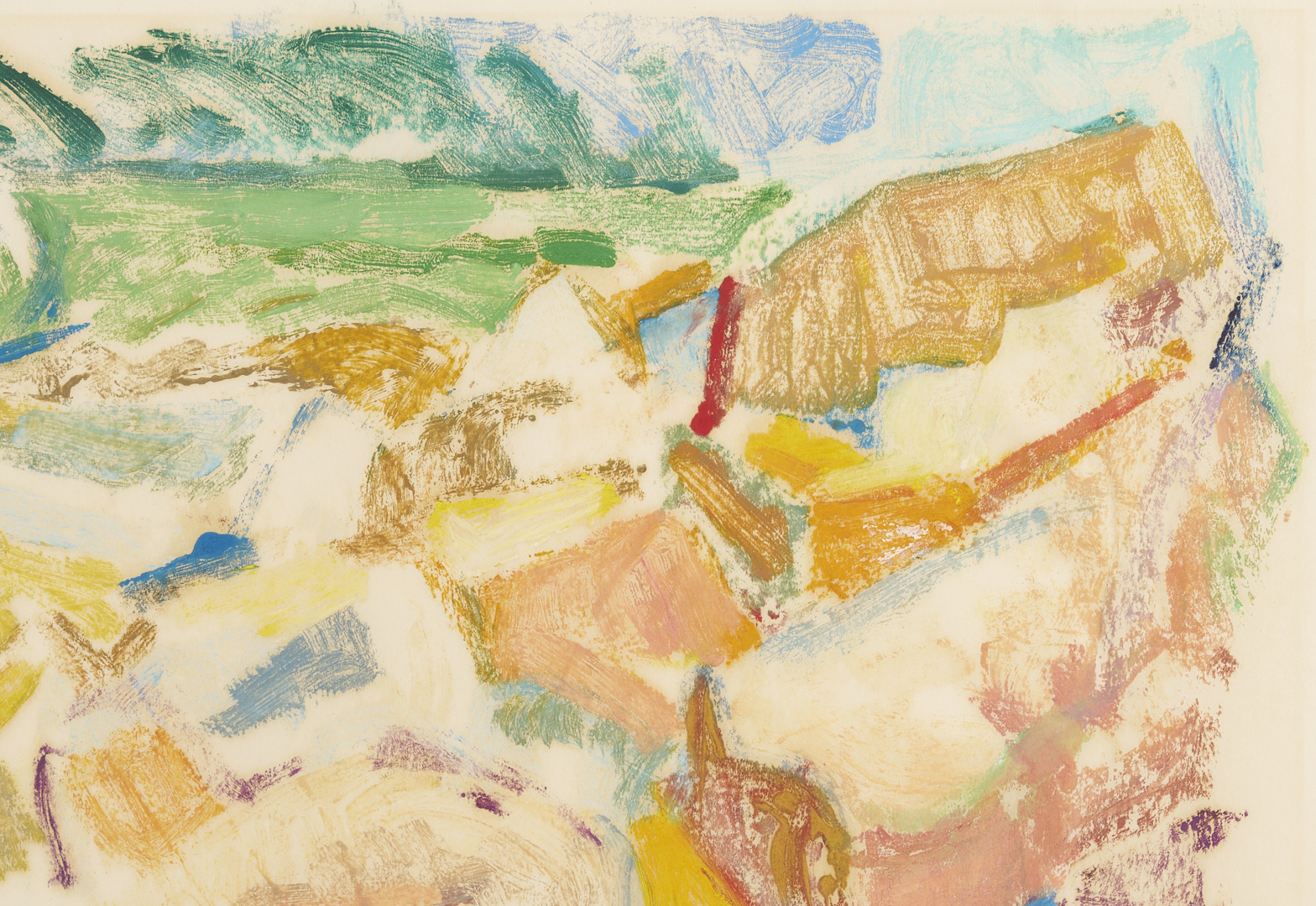 Lot 1041: 7 George Bunker Works on Paper Incl. Painting, Print, Collage, & Drawings