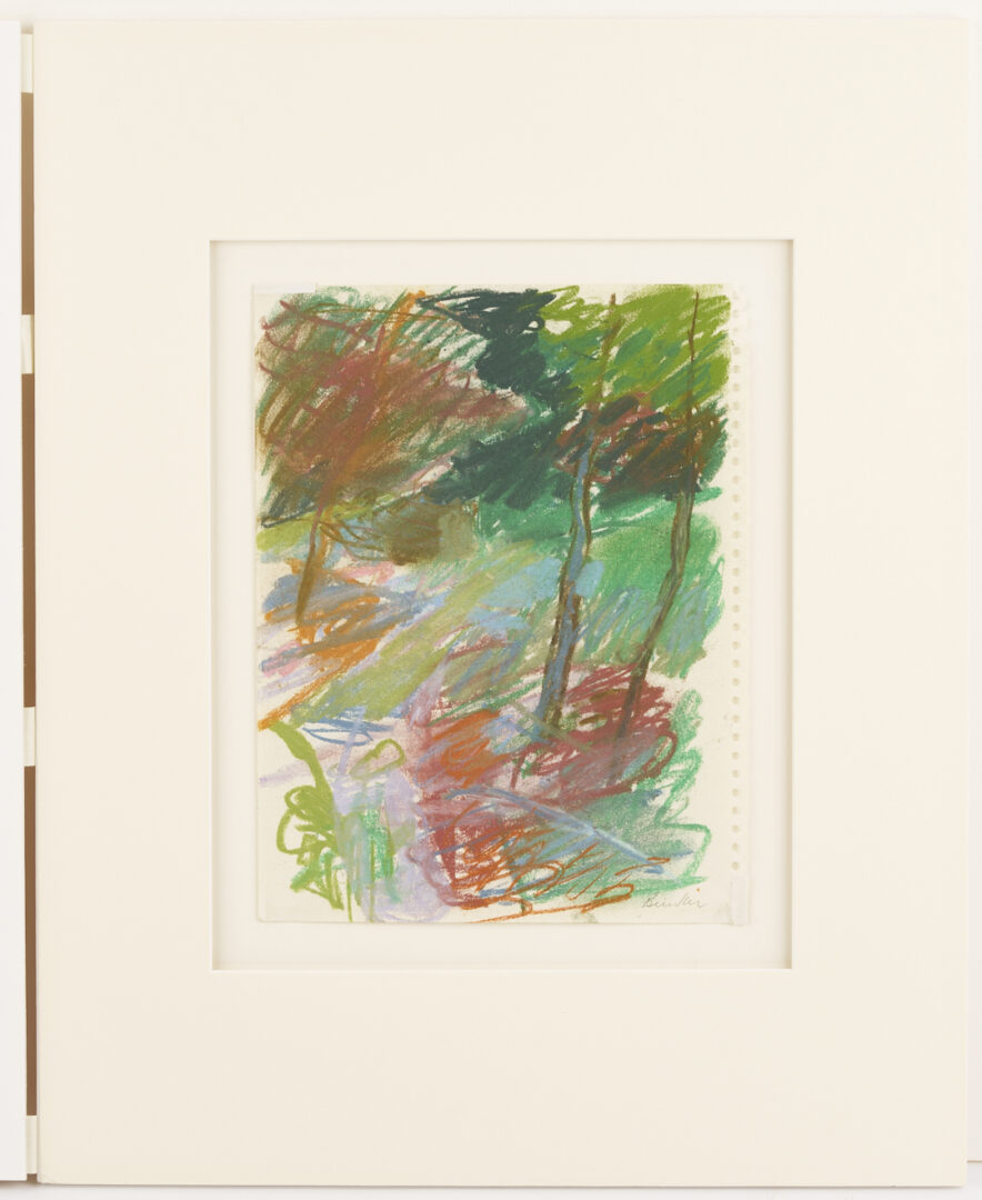 Lot 1041: 7 George Bunker Works on Paper Incl. Painting, Print, Collage, & Drawings