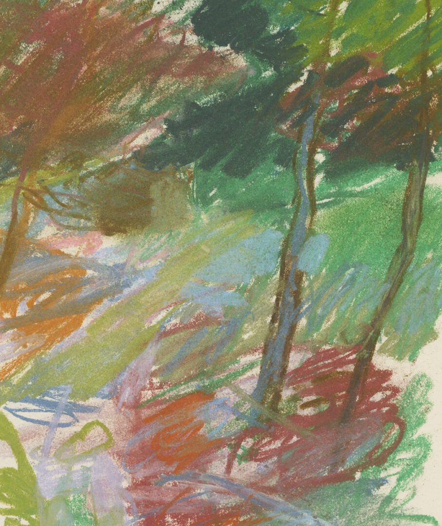 Lot 1041: 7 George Bunker Works on Paper Incl. Painting, Print, Collage, & Drawings