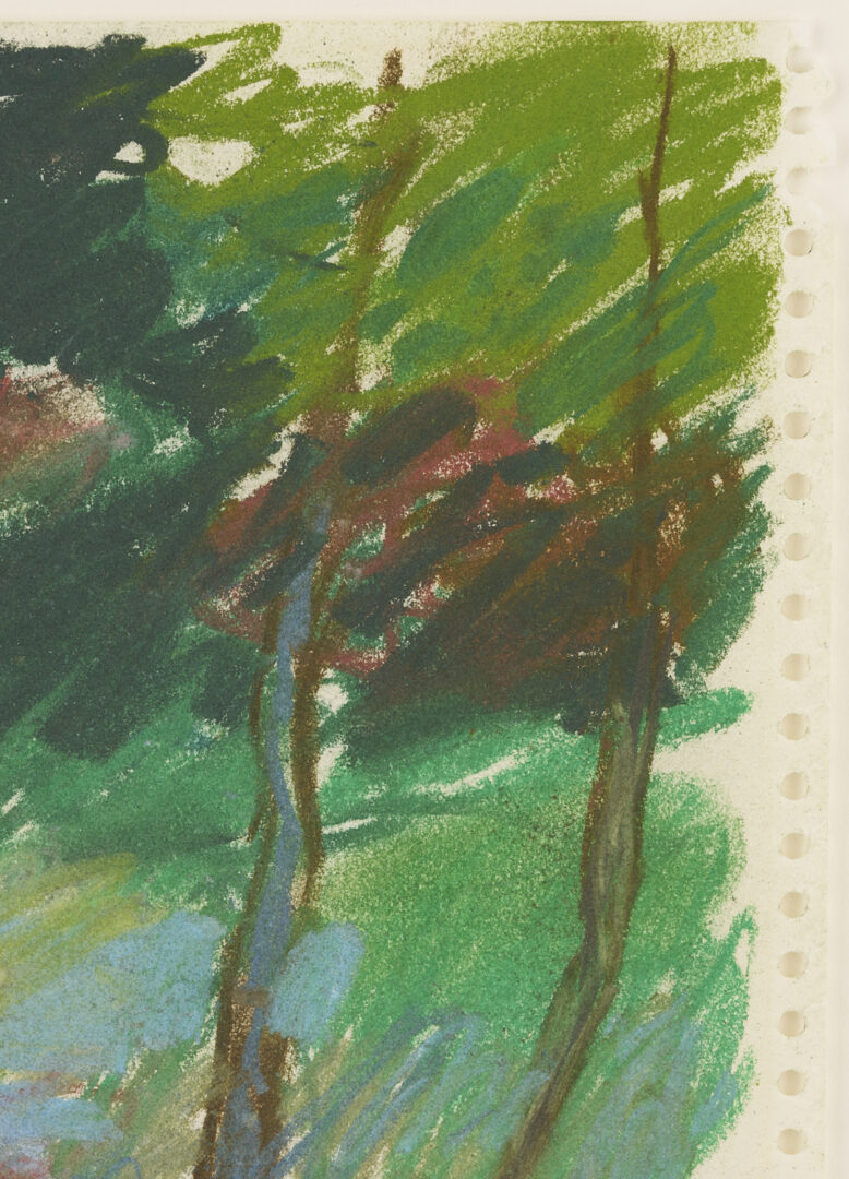 Lot 1041: 7 George Bunker Works on Paper Incl. Painting, Print, Collage, & Drawings