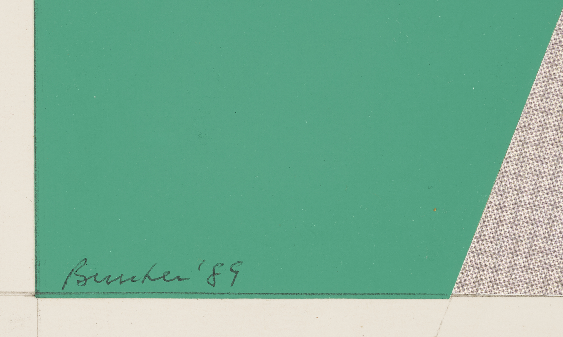 Lot 1041: 7 George Bunker Works on Paper Incl. Painting, Print, Collage, & Drawings