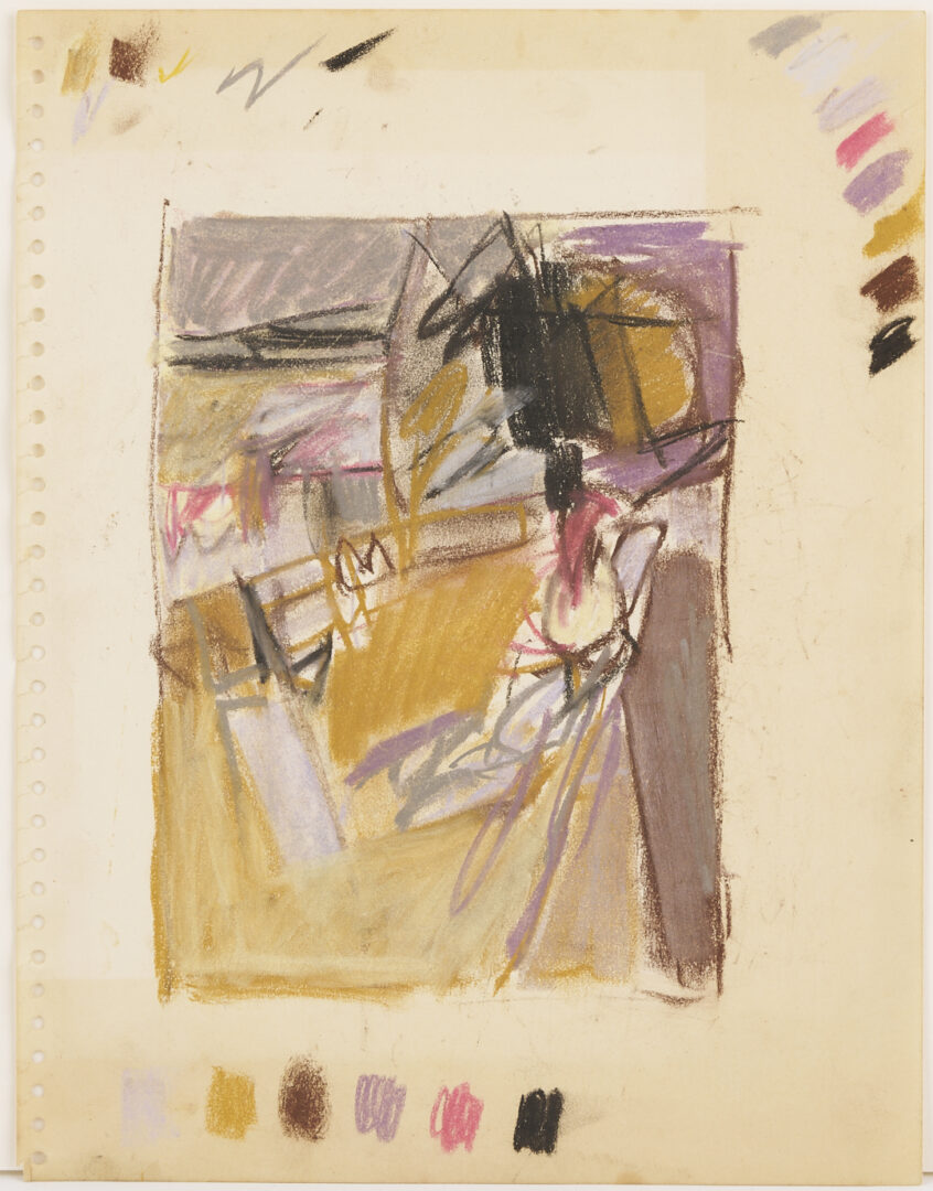 Lot 1041: 7 George Bunker Works on Paper Incl. Painting, Print, Collage, & Drawings