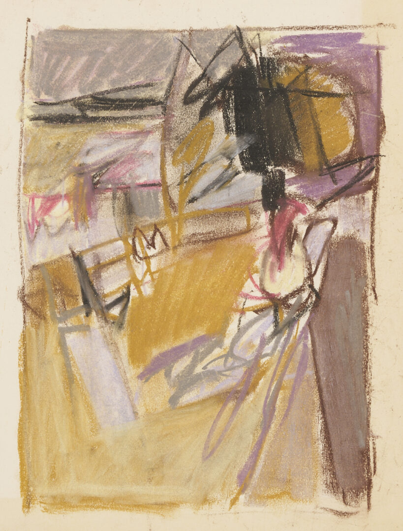 Lot 1041: 7 George Bunker Works on Paper Incl. Painting, Print, Collage, & Drawings