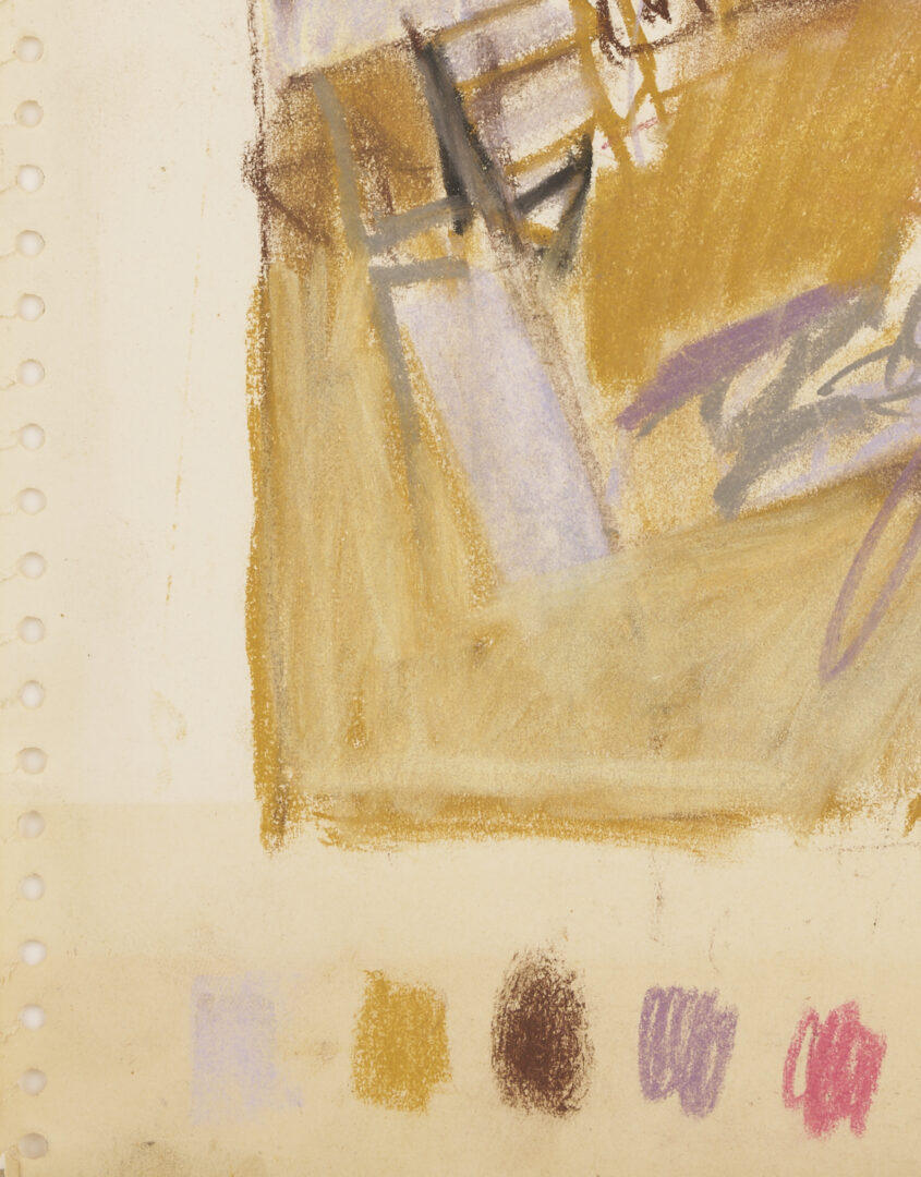 Lot 1041: 7 George Bunker Works on Paper Incl. Painting, Print, Collage, & Drawings