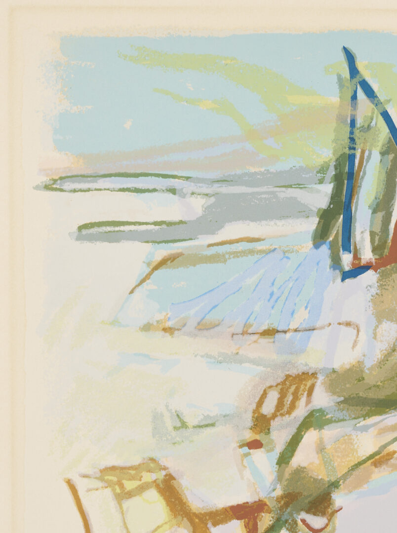 Lot 1041: 7 George Bunker Works on Paper Incl. Painting, Print, Collage, & Drawings