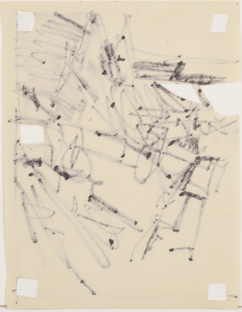 Lot 1041: 7 George Bunker Works on Paper Incl. Painting, Print, Collage, & Drawings