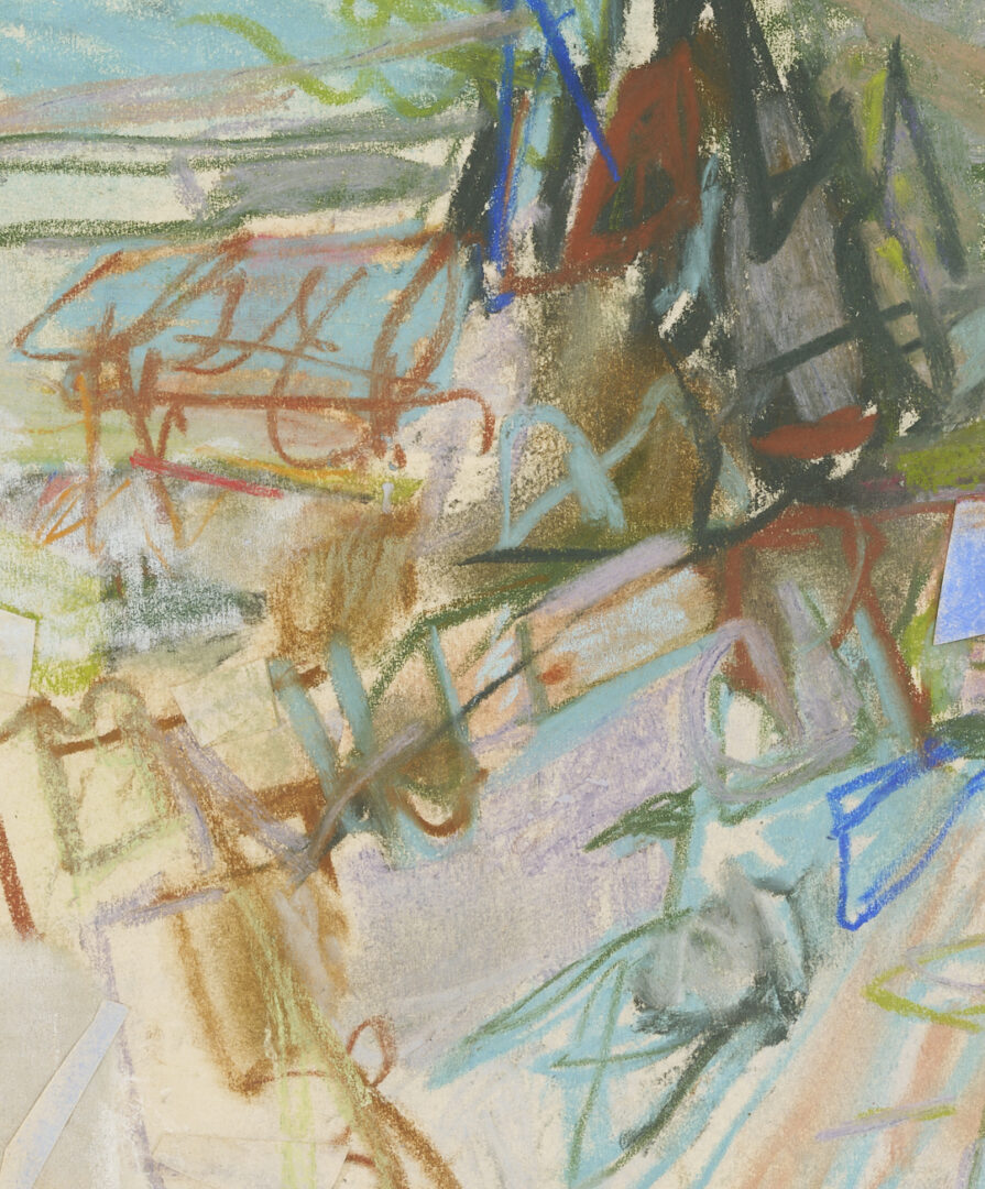 Lot 1041: 7 George Bunker Works on Paper Incl. Painting, Print, Collage, & Drawings