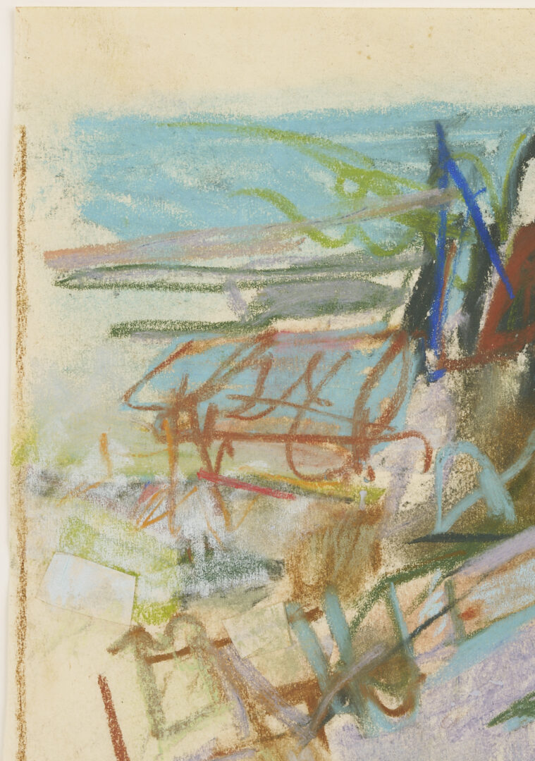 Lot 1041: 7 George Bunker Works on Paper Incl. Painting, Print, Collage, & Drawings