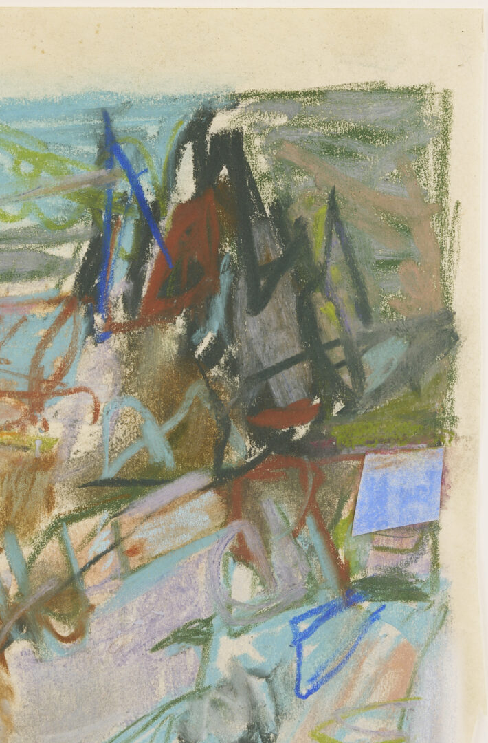Lot 1041: 7 George Bunker Works on Paper Incl. Painting, Print, Collage, & Drawings