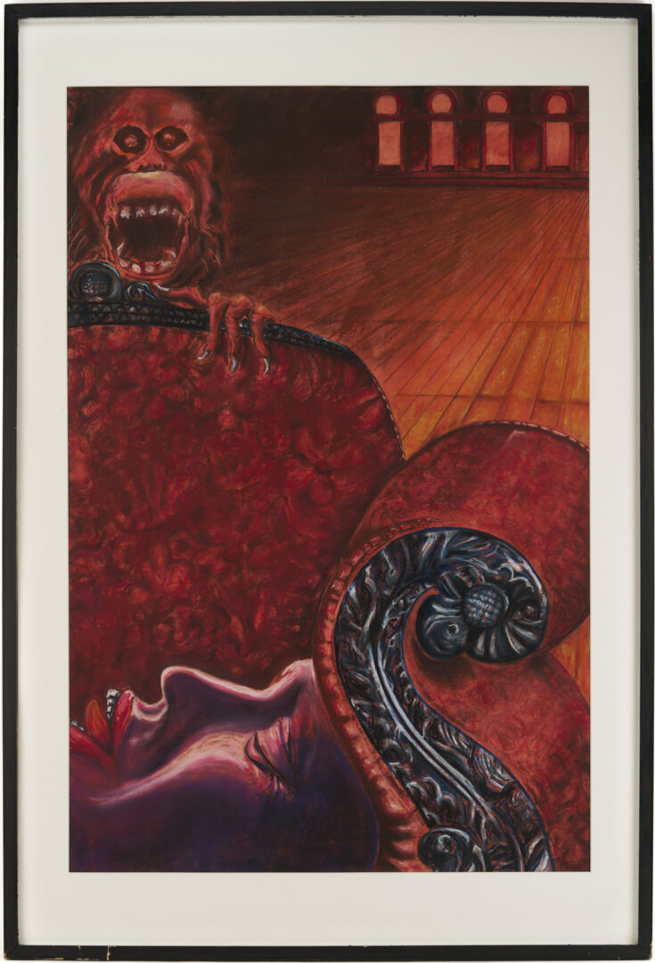 Lot 1042: Larry Edwards Pastel on Paper Painting