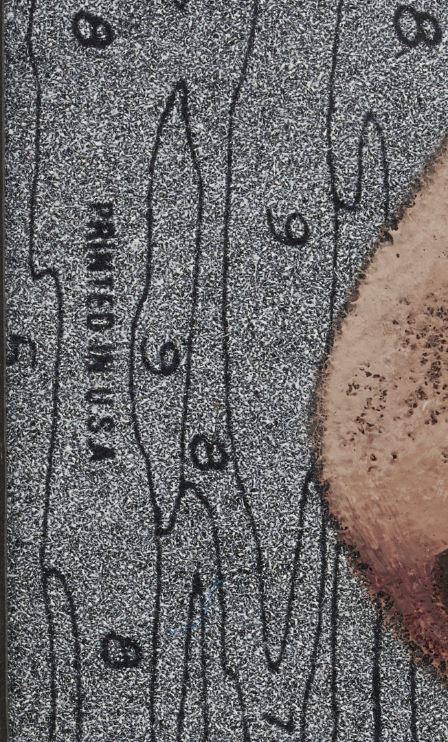 Lot 1044: Robert Reep Paint & Ink Vertical Dyptich, 1993