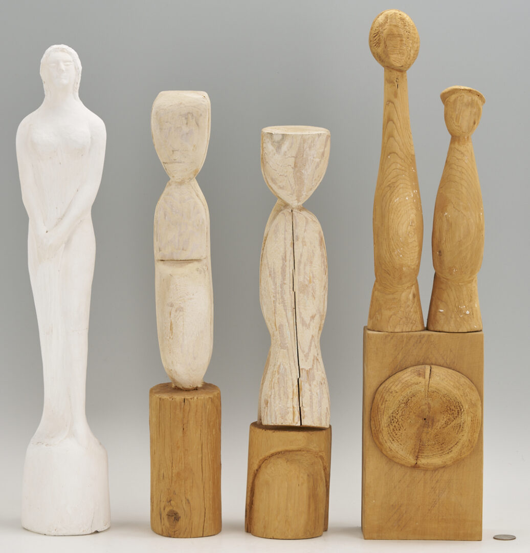 Lot 1046: 4 Meyer Wolfe Sculptures Incl. Statue of a Woman