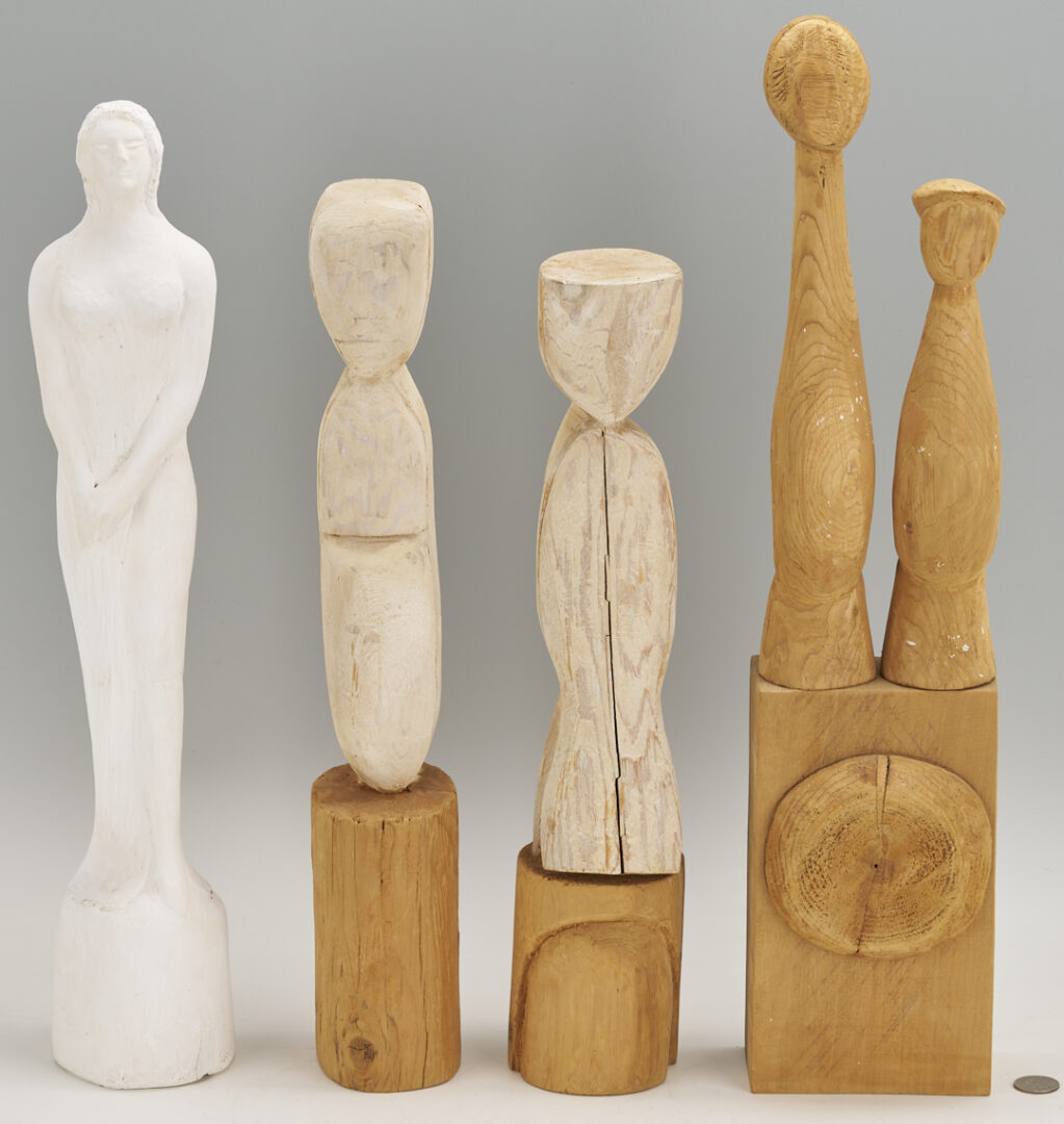 Lot 1046: 4 Meyer Wolfe Sculptures Incl. Statue of a Woman