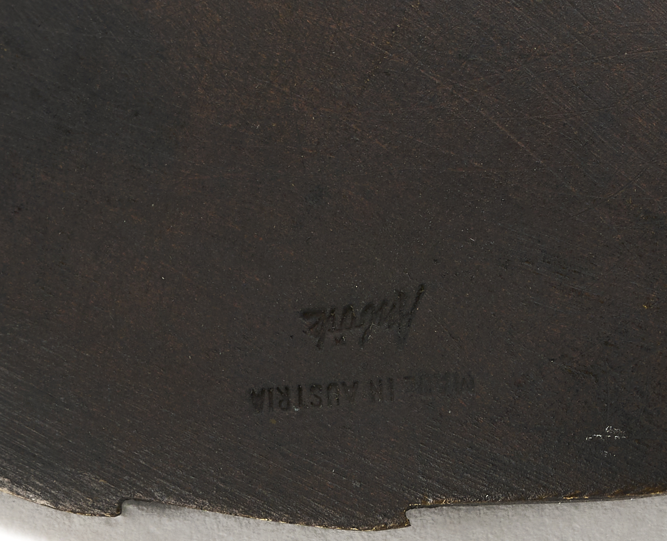 Lot 1054: 3 Carl Aubock Pieces, incl. Exhibition Book, Leaf Dish, and Treble Clef Paperclip