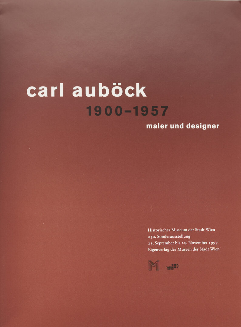 Lot 1054: 3 Carl Aubock Pieces, incl. Exhibition Book, Leaf Dish, and Treble Clef Paperclip