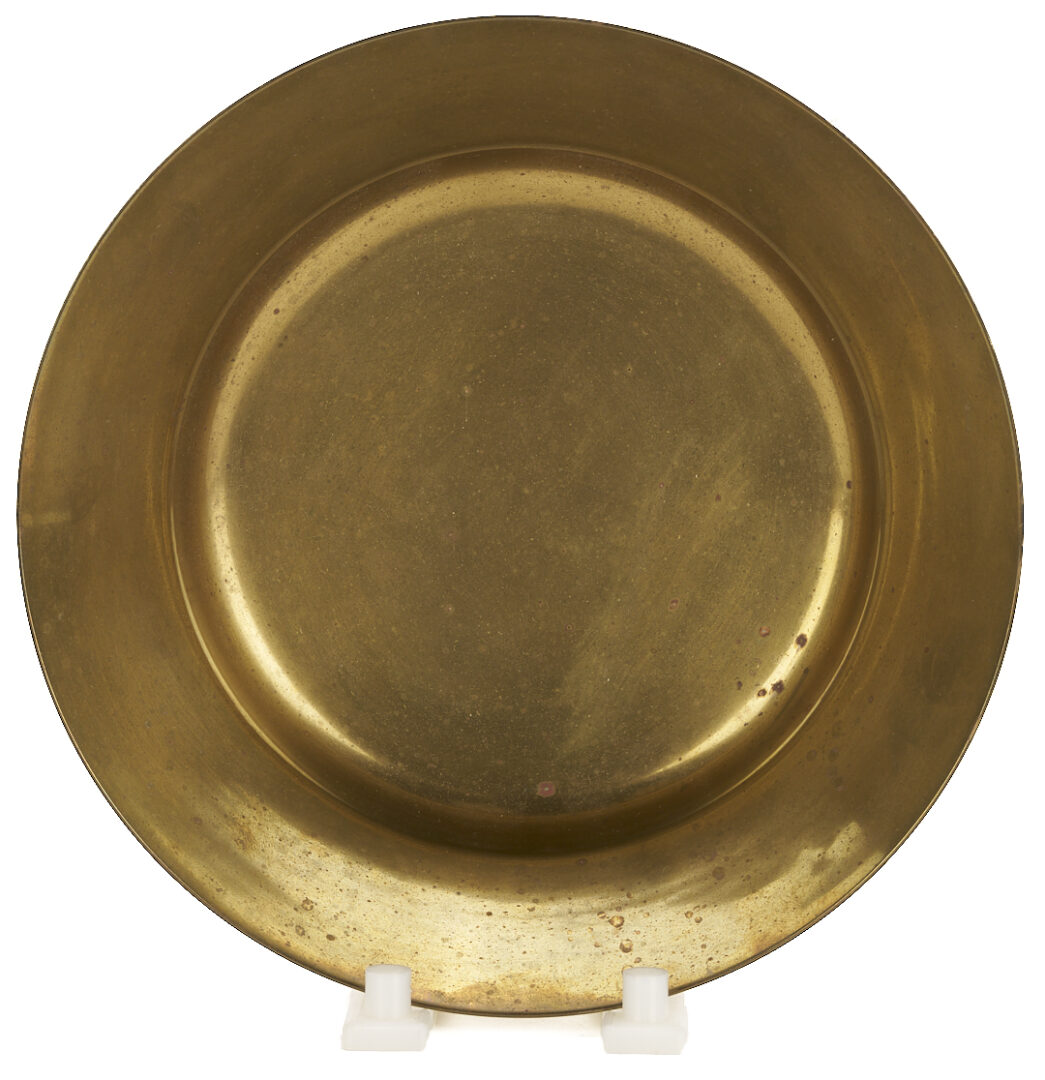 Lot 1057: 4 Pc. Carl Aubock – 2 Fish Bottle Openers, 1 Brass Bowl, and 1 Pan-Style Ashtray