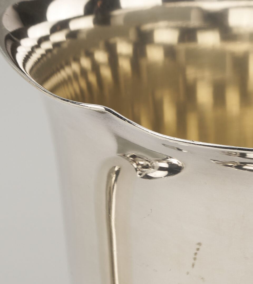 Lot 105: Pr. Sterling La Paglia Vases Plus 1 Gardiner Square Dish