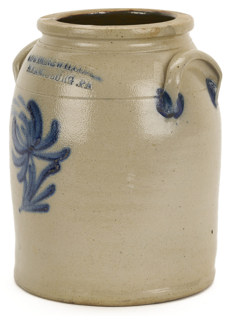 Lot 1062: 2 Stoneware Pottery Items, incl. Cowden & Wilcox