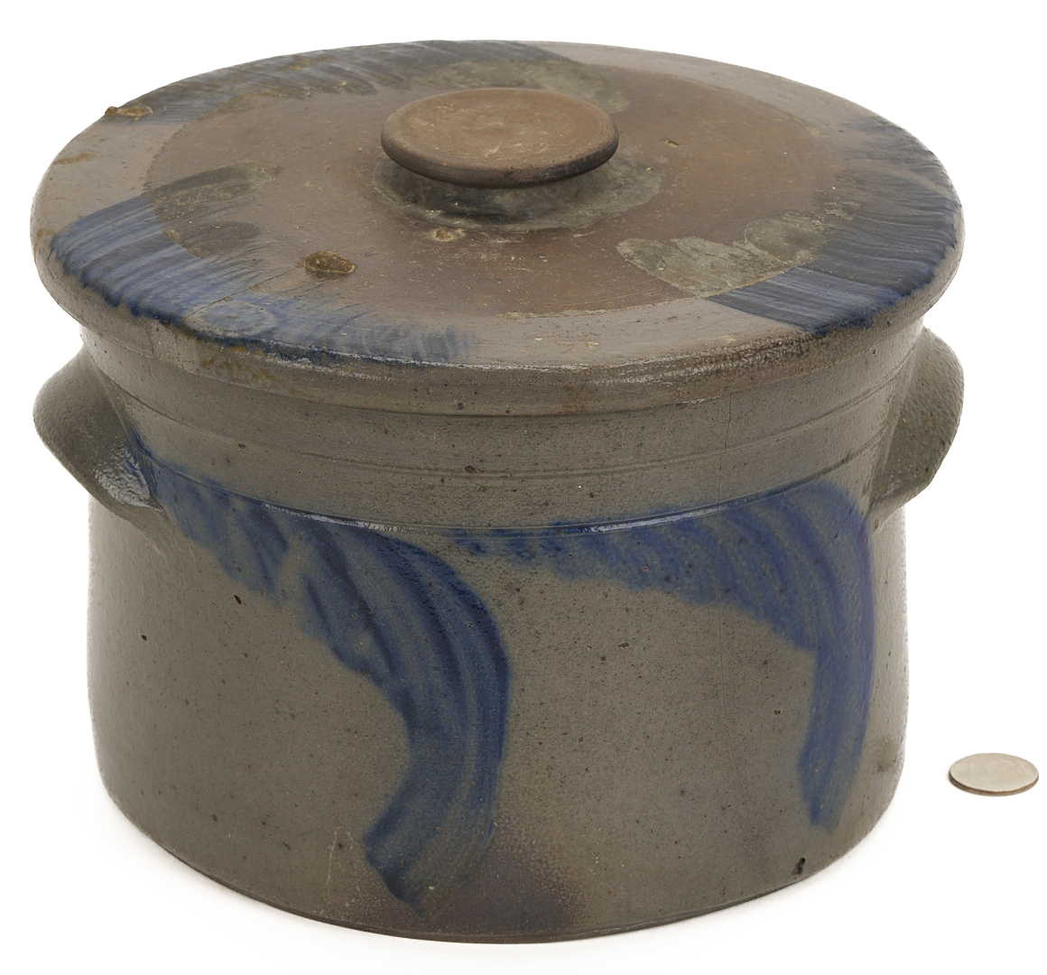 Lot 1063: PA 1 Gallon Stoneware Cake Crock