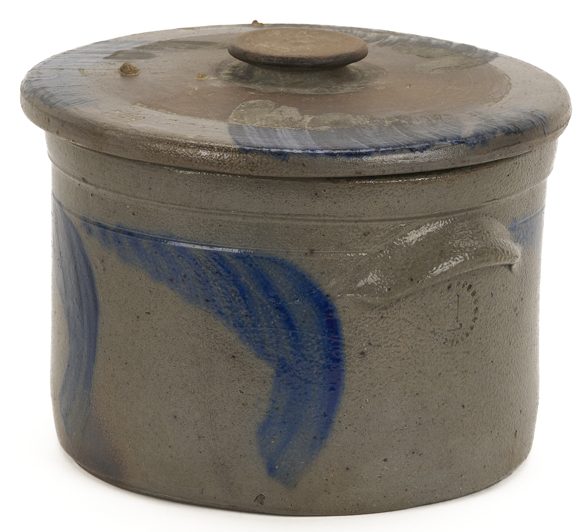 Lot 1063: PA 1 Gallon Stoneware Cake Crock
